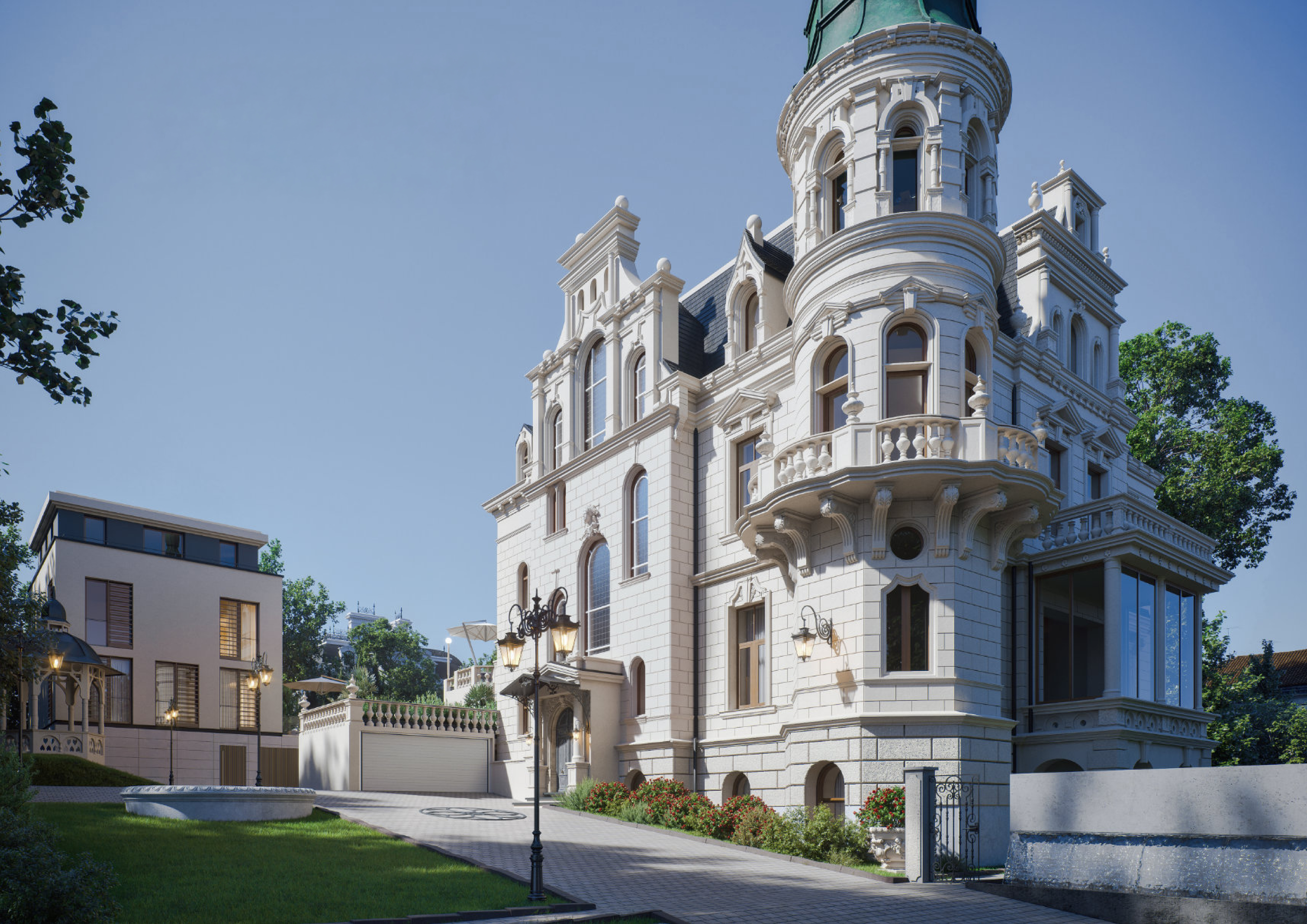 Beethovenpalais mit Neubau