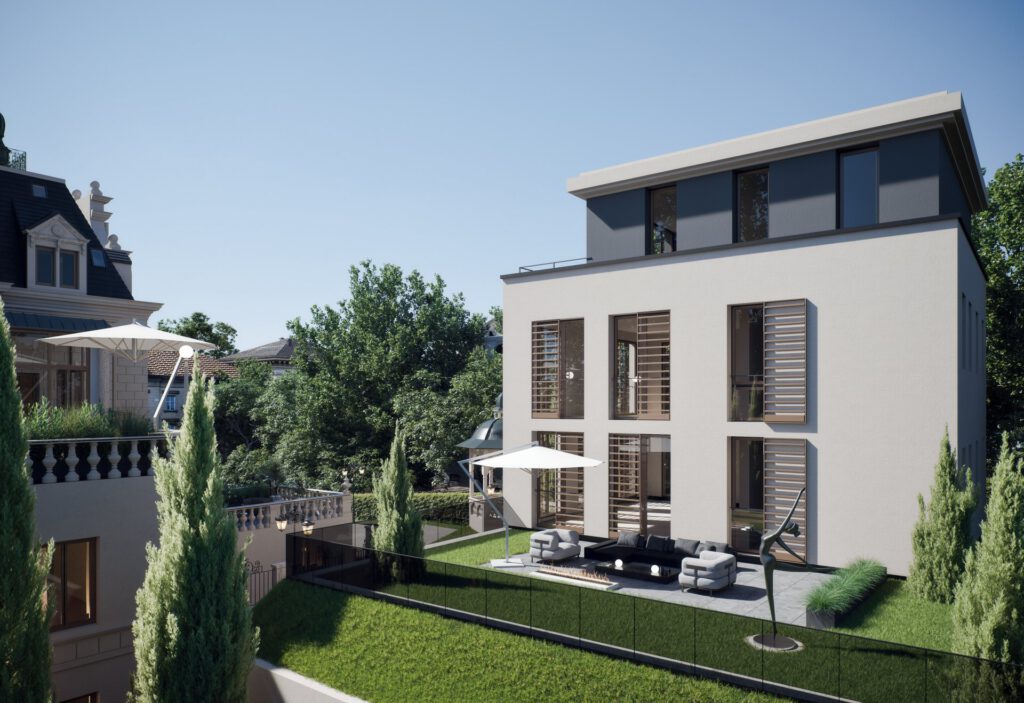 Neubau Gartenansicht