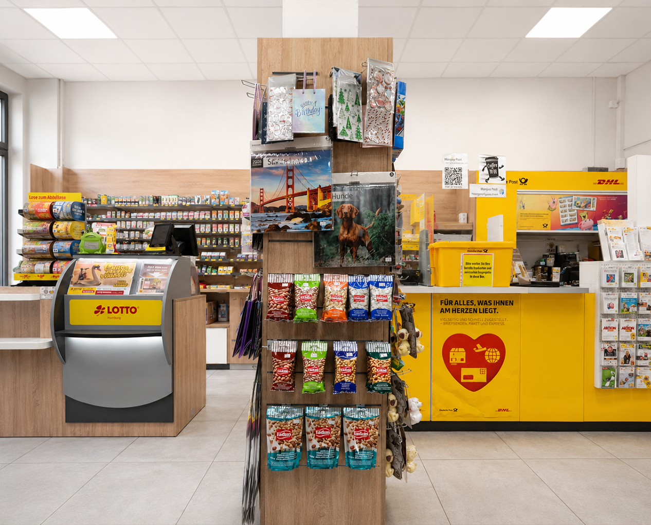 Gewerbefläche Gewerbefläche mit Kiosk, Lotto & Post in Hamburg-Tonndorf - ca. 115 m², sofort verfügbar mit Kiosk, Lotto & Post in Hamburg-Tonndorf - ca. 115 m², sofort verfügbar