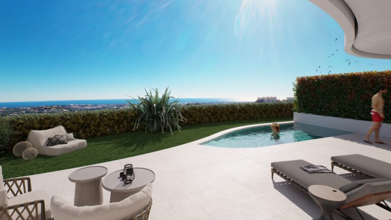 Terrasse mit Privatpool
