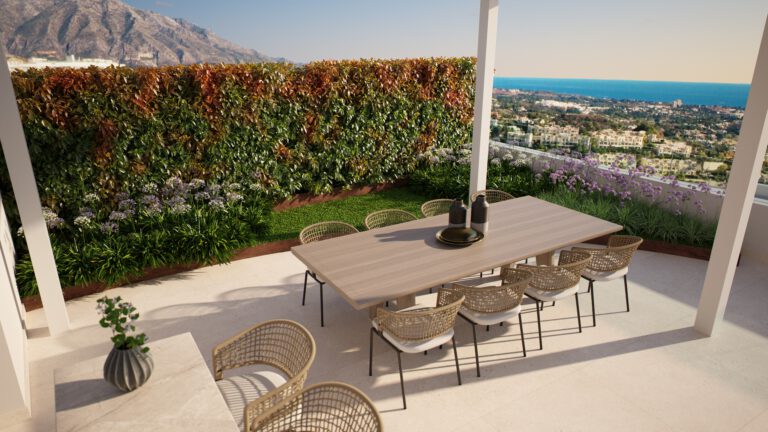 begrünte Dachterrasse