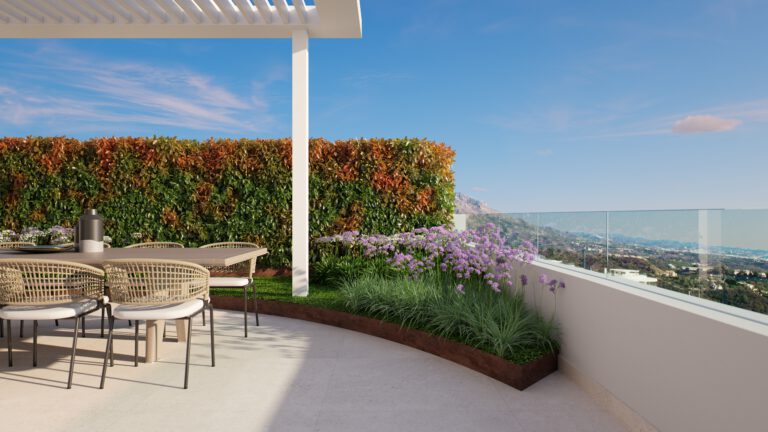 Dachterrasse mit Blick