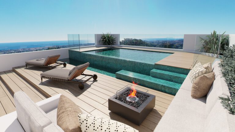 Dachtterrasse mit Pool