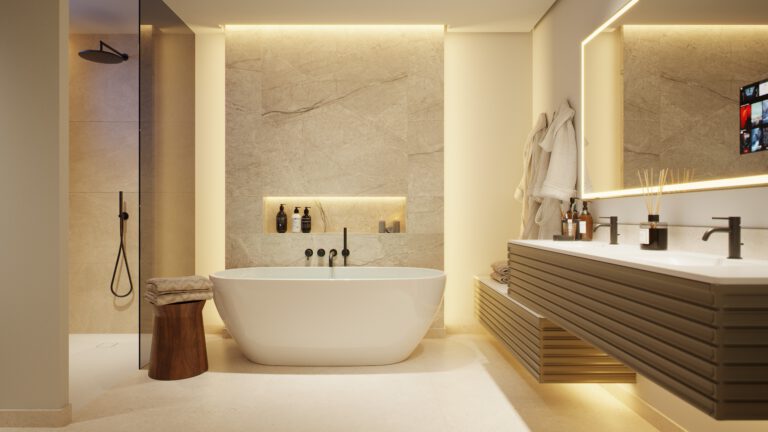 Master-Bathroom mit Upgrade
